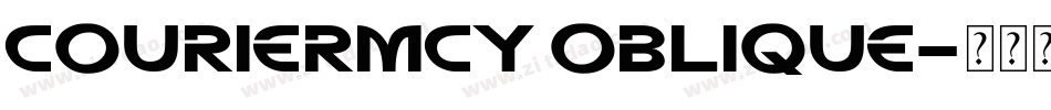 CourierMCY Oblique字体转换